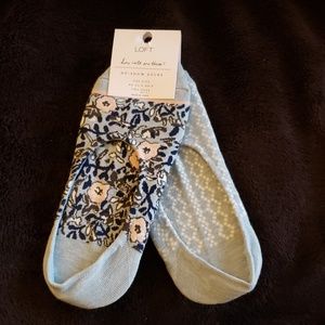 NWT LOFT No-Show Socks One Size